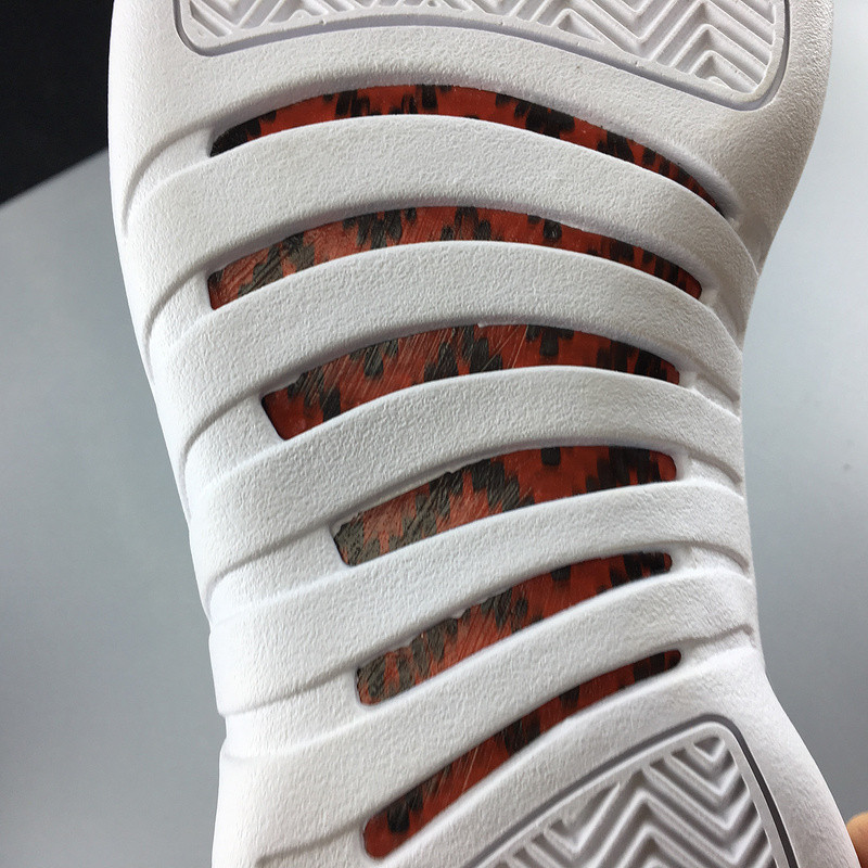 Air Jordan 12 Retro Fiba White University Red 130690-107