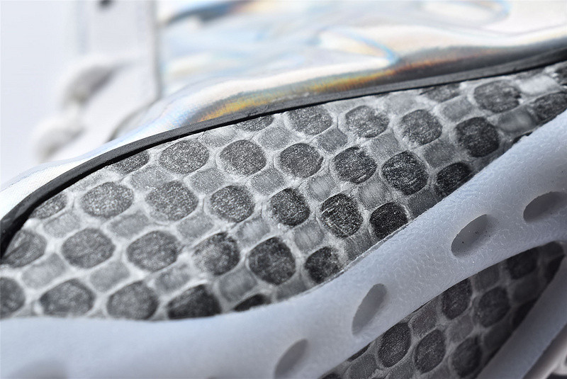 Nike Air Foamposite One Laser Silver White Basketball Shoes AA3963-105