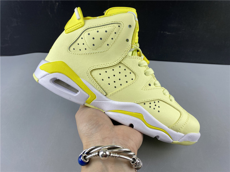 Air Jordan 6 GS Floral Dynamic Yellow 543390-800