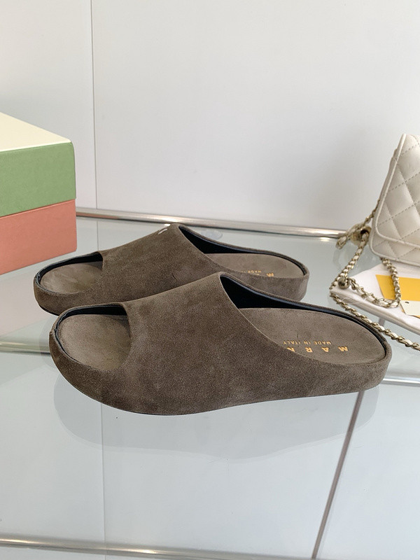 Marni Fusslide Suede Sandals