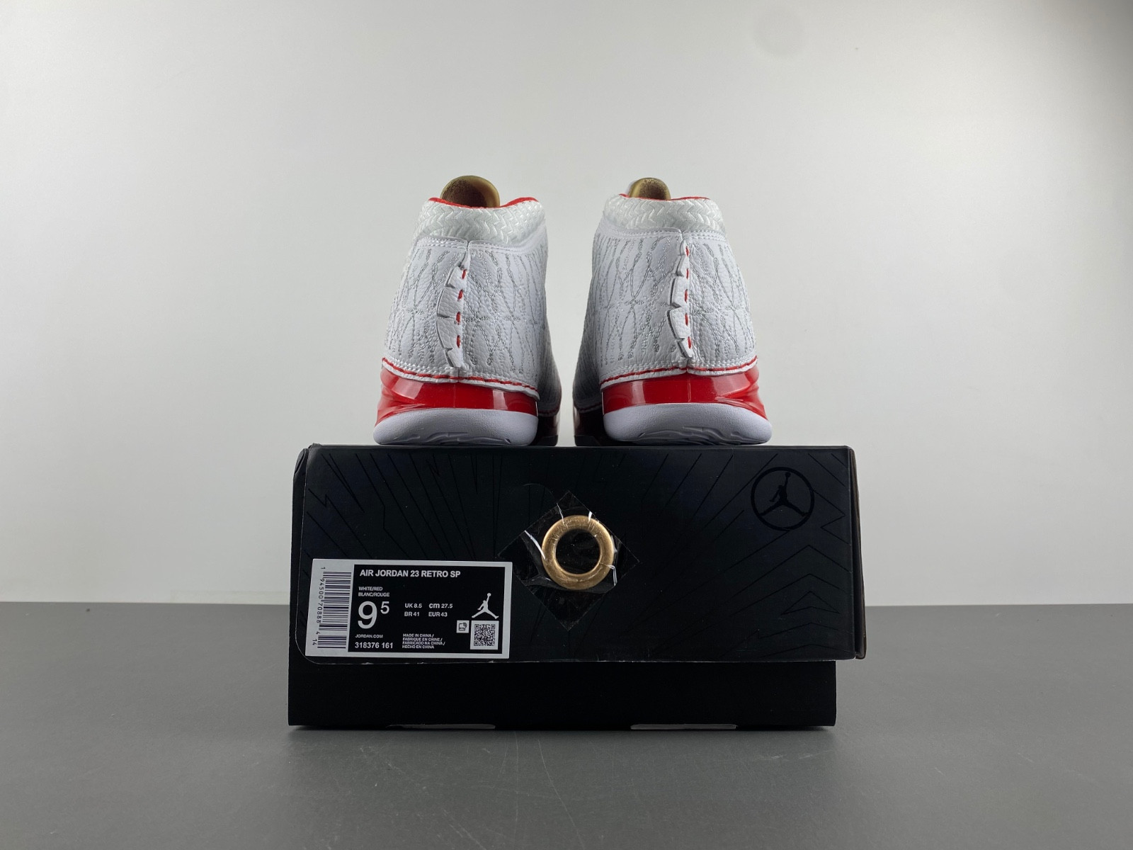 Jordan 23 White Varsity Red Men