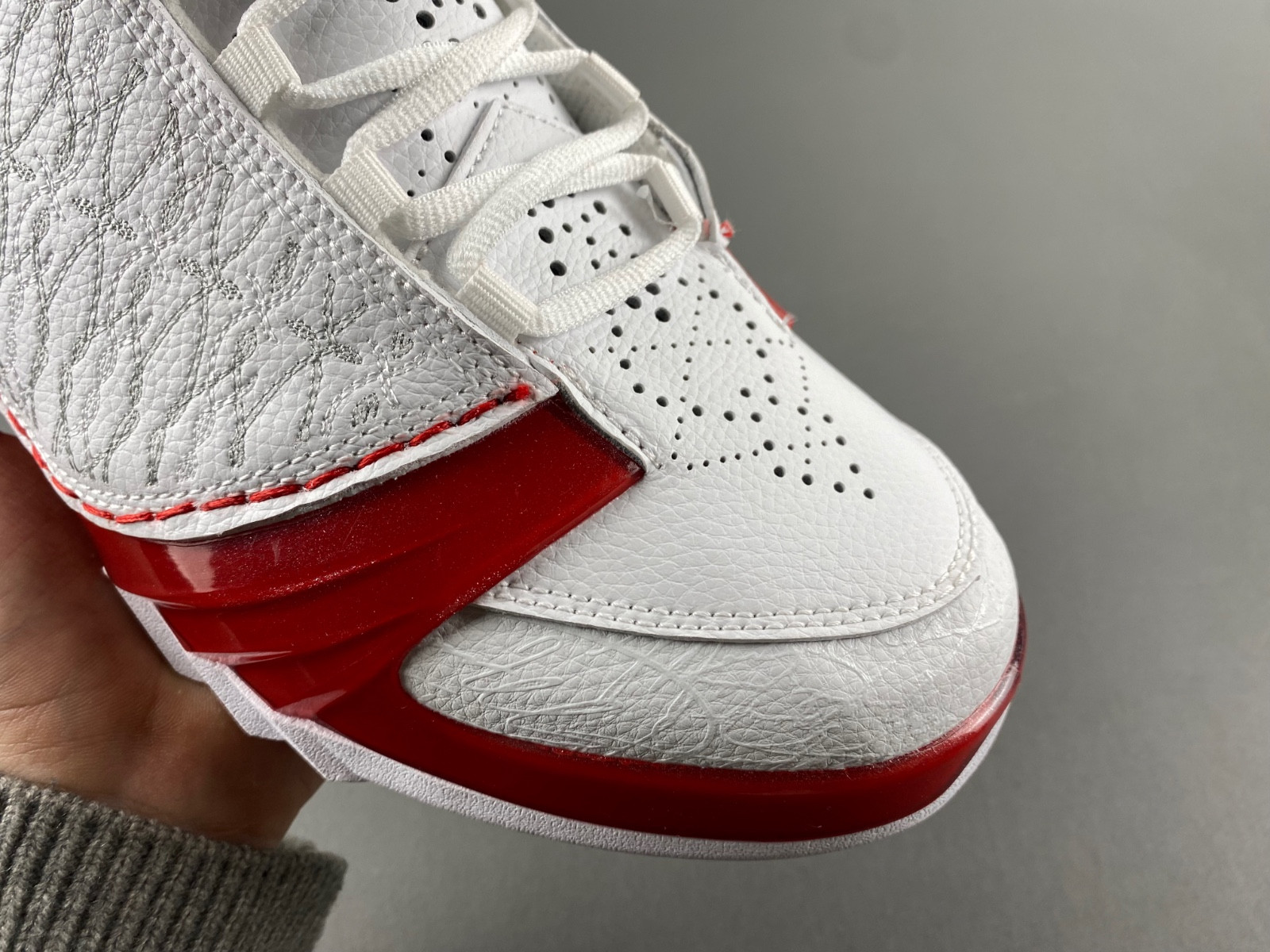 Jordan 23 White Varsity Red Men