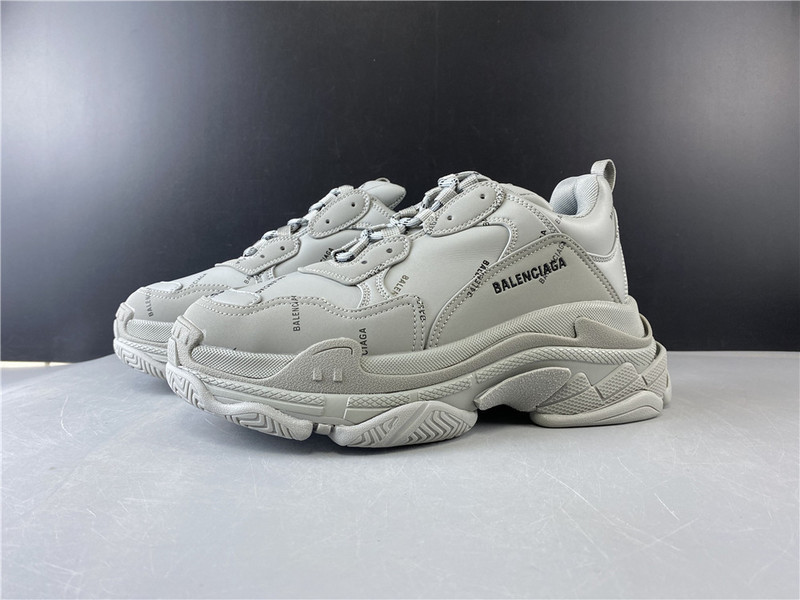 Ba*len*cia*ga triple s sneakers (grey with logo) 536737 w2fa1 1210