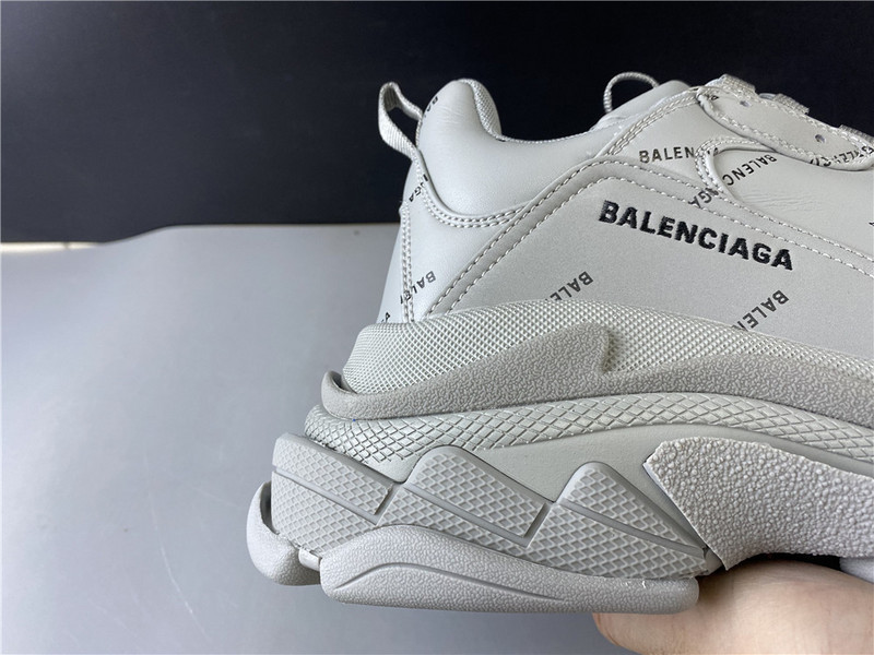 Ba*len*cia*ga triple s sneakers (grey with logo) 536737 w2fa1 1210