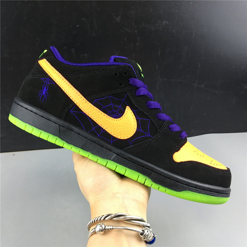 Nike SB Dunk Low Night of Mischief Halloween BQ6817 006( Normal shoe box)