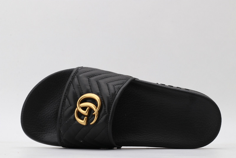 GUC LEATHER SLIDE