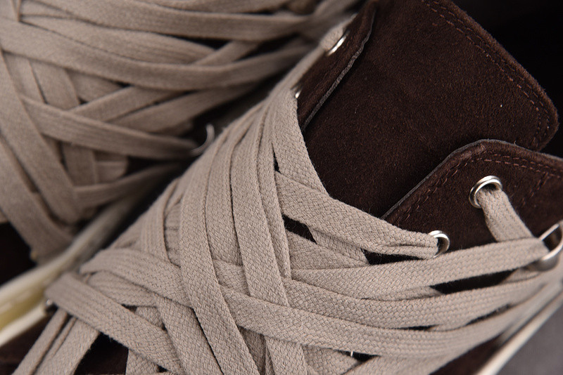 RICK 0WENS SNEAKERS(BROWN RED)