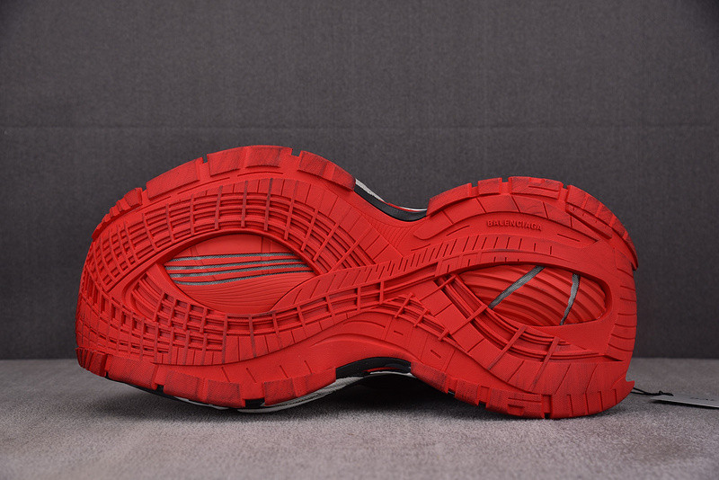 BALENCIAGA Black&Red Platform Sneaker