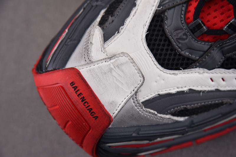 BALENCIAGA Black&Red Platform Sneaker