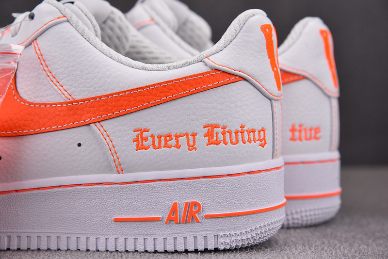 VLONE x Nike Air Force 1 White/Total Orange AA5360-100