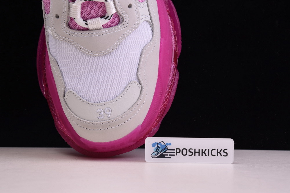 Ba*len*cia*ga triple s trainers clear sole pink white 544351 w0901 2281