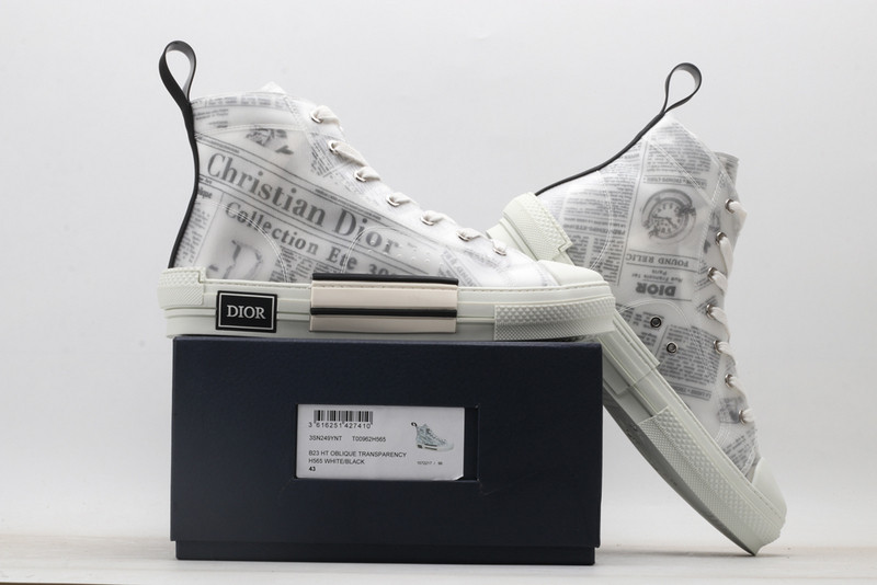 D B23 HIGH-TOP SNEAKERS