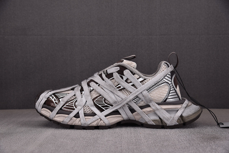 Ba*len*cia*ga 3xl extreme lace brown grey distress