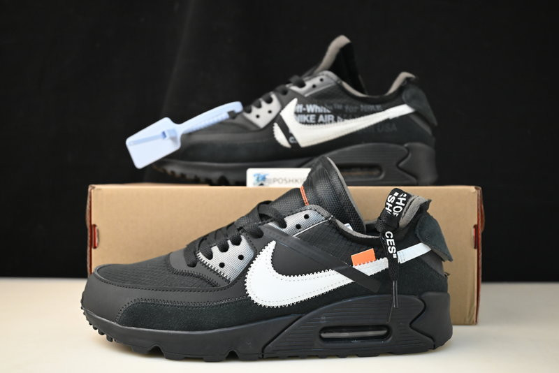 OW NIKE AIR MAX 90 BLACK AA7293-001