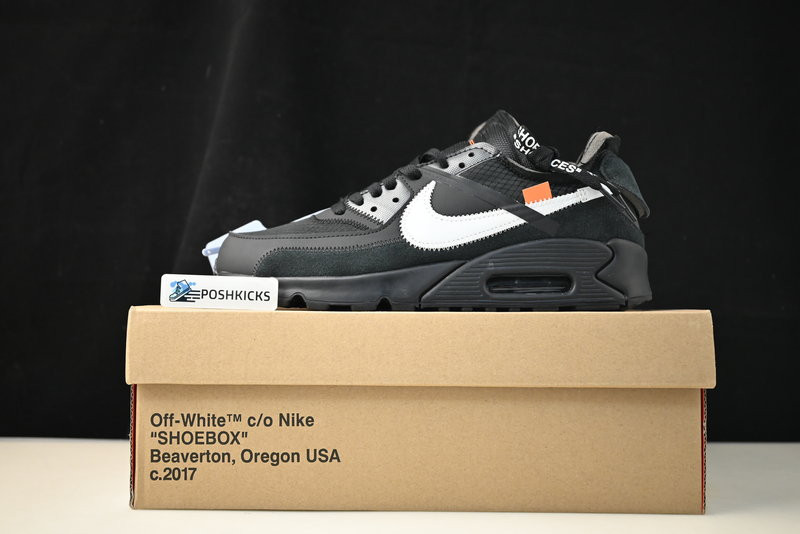 OW NIKE AIR MAX 90 BLACK AA7293-001