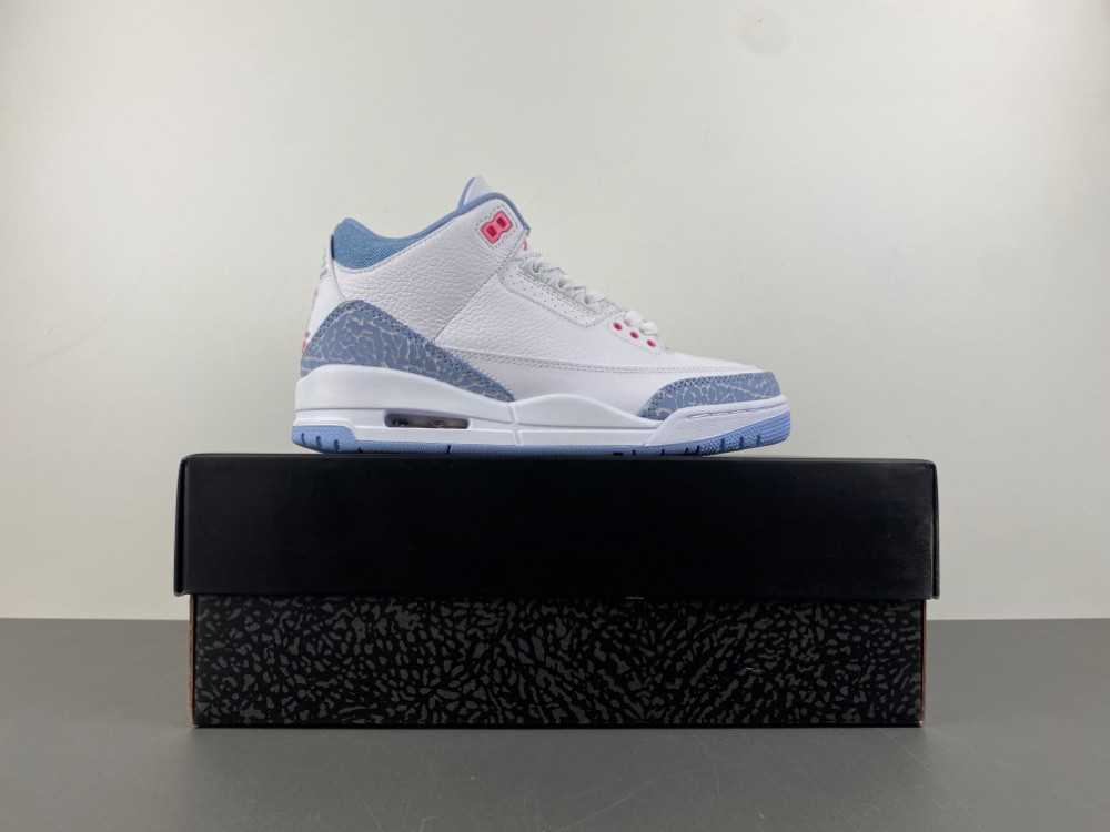 Air Jordan 3 GS "White/Cobalt Bliss" HQ0784-101