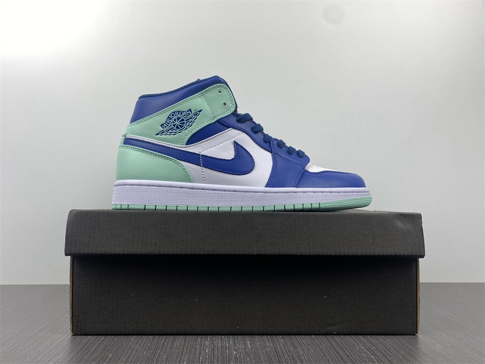 Air Jordan 1 Mid GS "Blue Mint" 554725-413