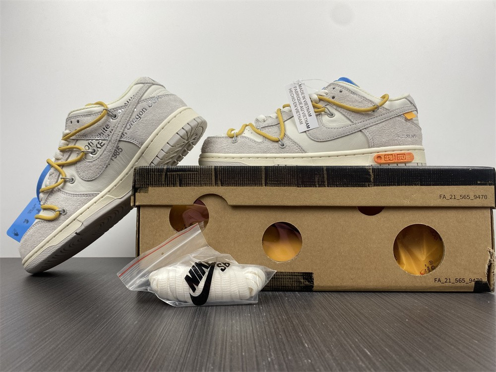 NIKE DUNK LOW OW LOT 34 OF 50 DJ0950-102