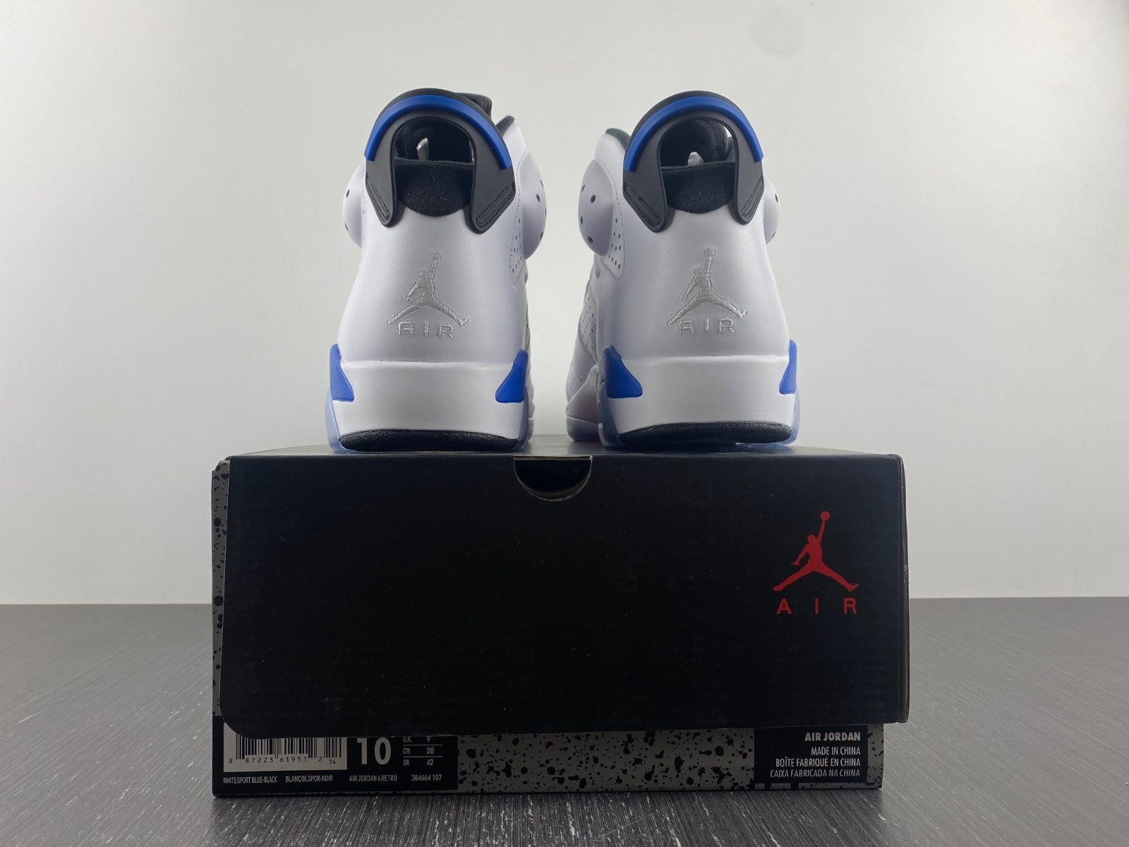 Jordan 6 Retro Sport Blue (2014) 384664-107