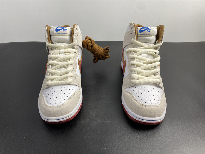 NIKE SB DUNK HIGH SAIL BRIGHT CRIMSON CV9499-100