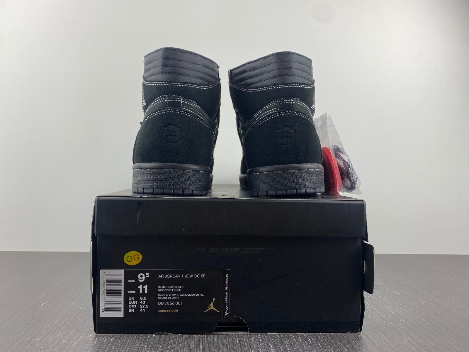 Jordan 1 Retro High OG SP Travis Scott Black Phantom DM7866-001