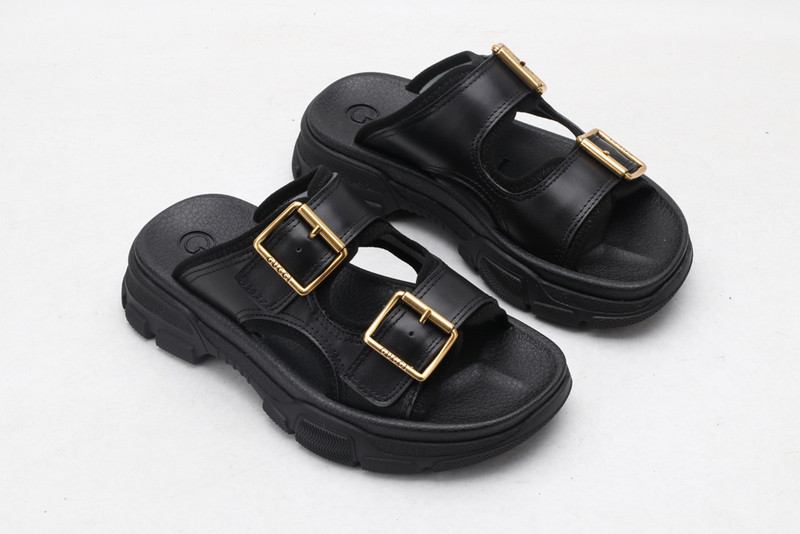 GUC LEATHER SLIDE