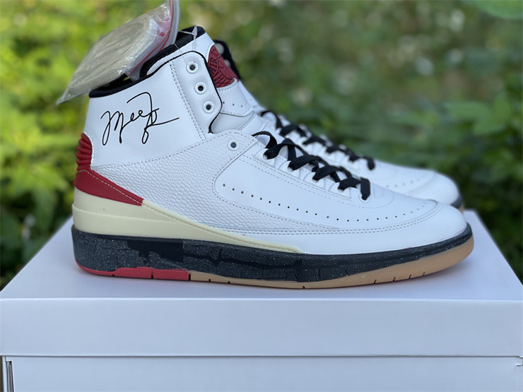 OW X AIR JORDAN 2 HIGH RED DJ4375-101