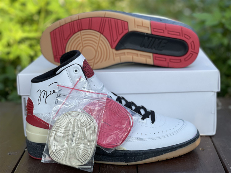 OW X AIR JORDAN 2 HIGH RED DJ4375-101
