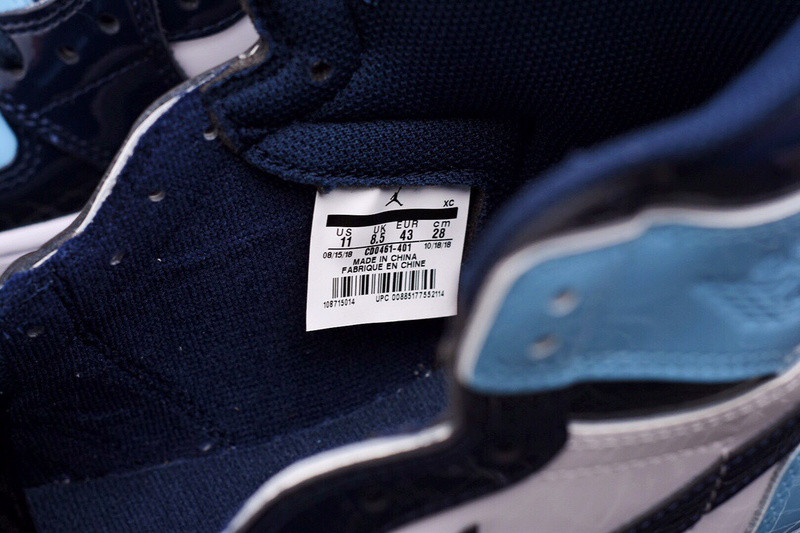 AIR JORDAN 1 UNC PATENT LEATHER CD0461-401