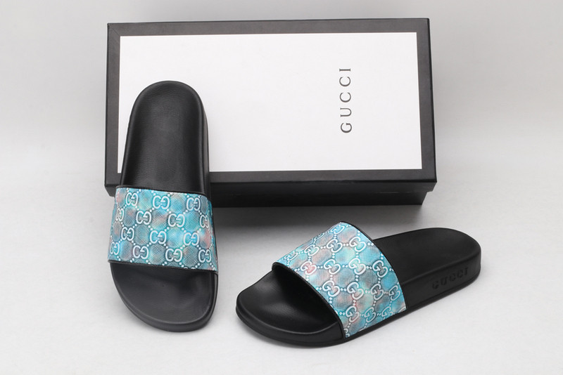 GUC LEATHER SLIDE