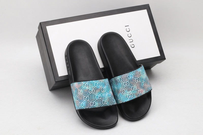 GUC LEATHER SLIDE