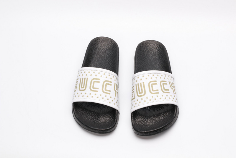 GUC LEATHER SLIDE