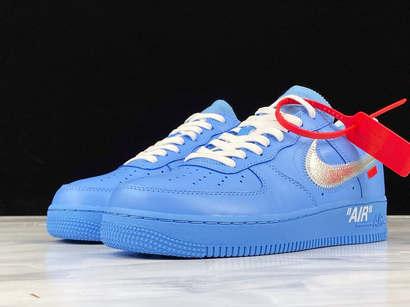 NIKE AIR FORCE 1 LOW OW MCA UNIVERSITY BLUE CI1173-400