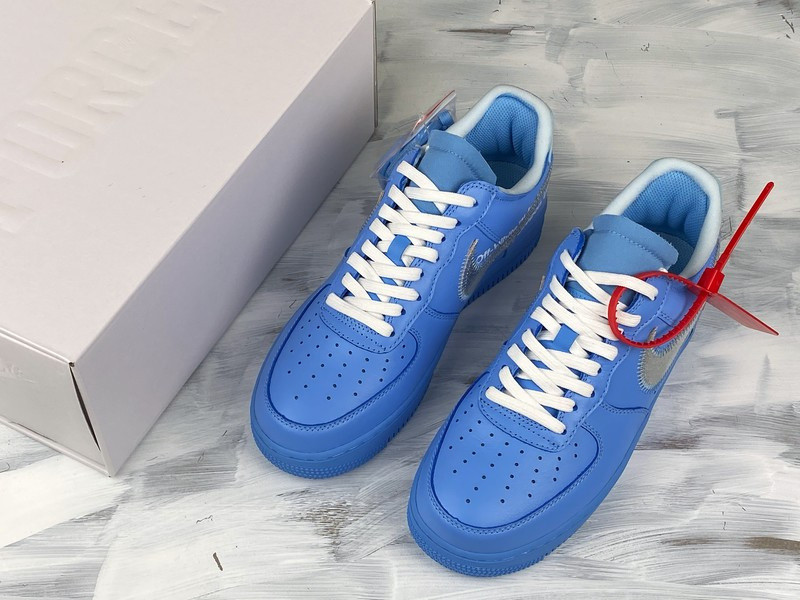 NIKE AIR FORCE 1 LOW OW MCA UNIVERSITY BLUE CI1173-400