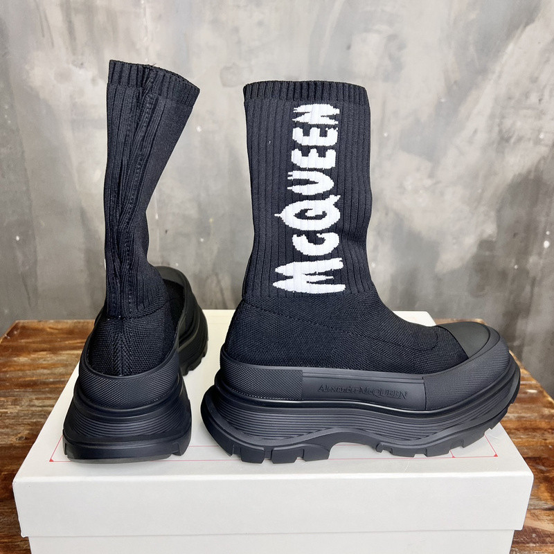 Alexander McQueen Tread sock-style boots
