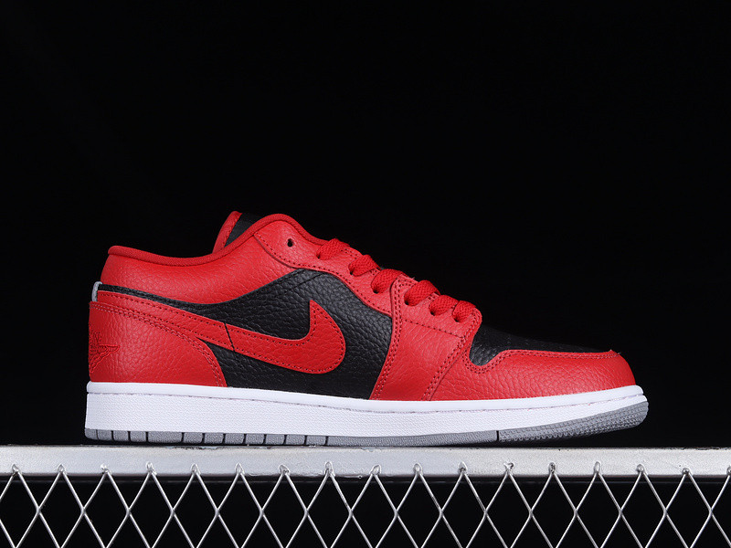 Air Jordan 1 Low SE Split Grey Red DR0502-600