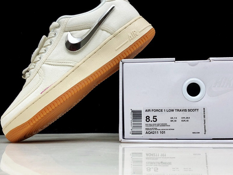 Nike Air Force 1 Low Travis Scott Sail AQ4211-101