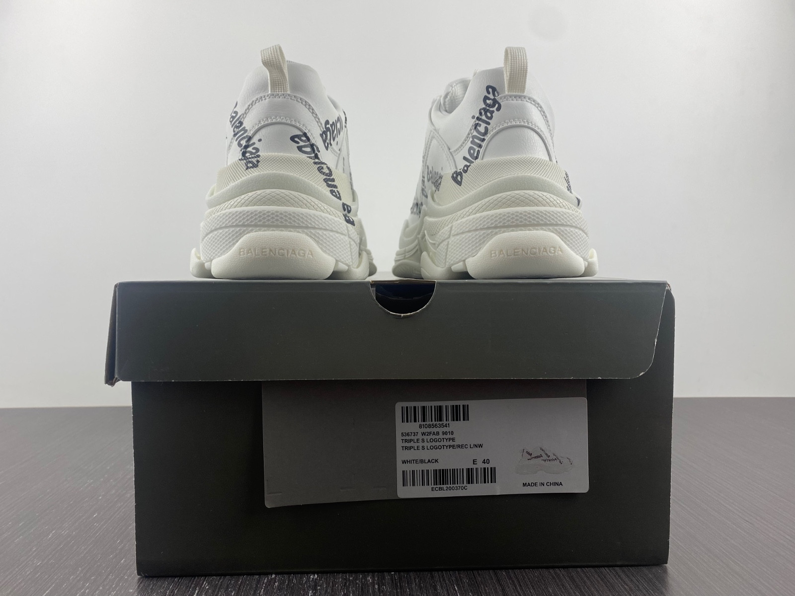 Ba*len*cia*ga triple s 536737 w2fab 9010