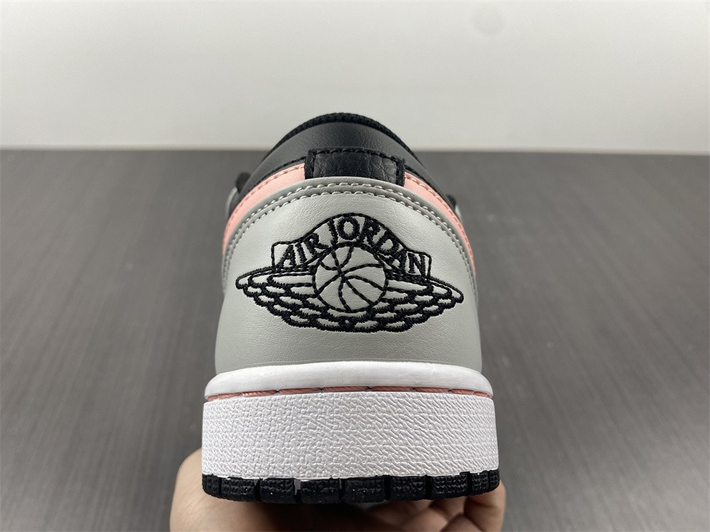 Jordan 1 Low Black Grey Pink 553558-062
