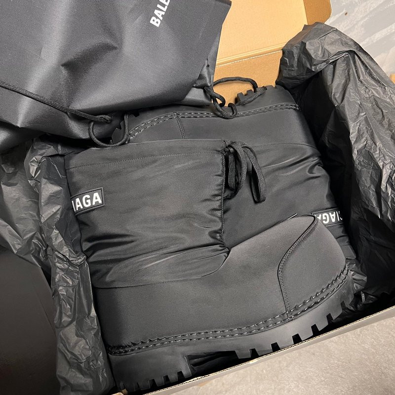 Balenciaga Alaska High Boot in black nylon