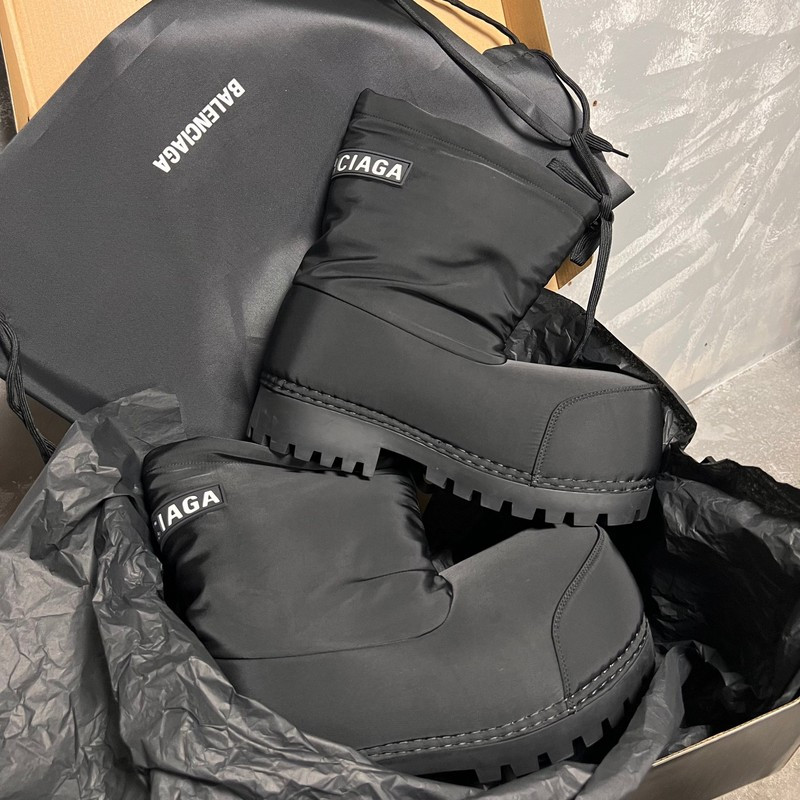 Balenciaga Alaska High Boot in black nylon