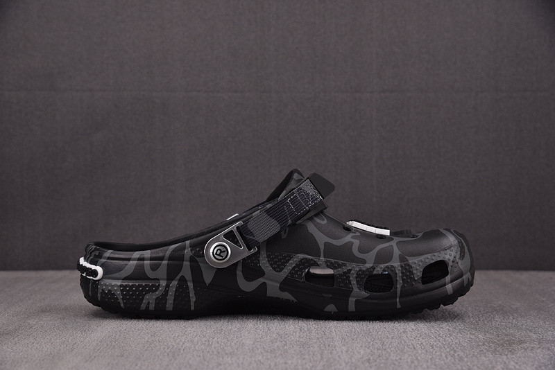 bape x Cr*0*s classic clog “black camo”
