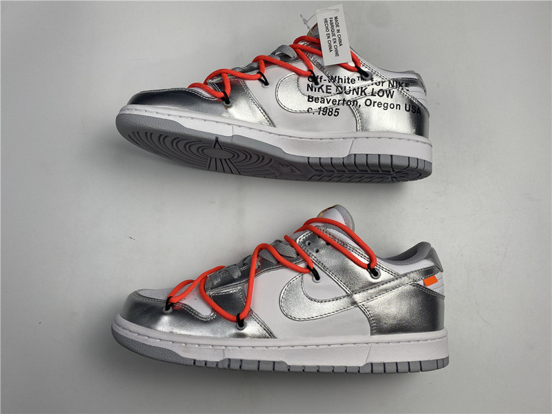 OW X Dunk Low LTHR CT0856-800