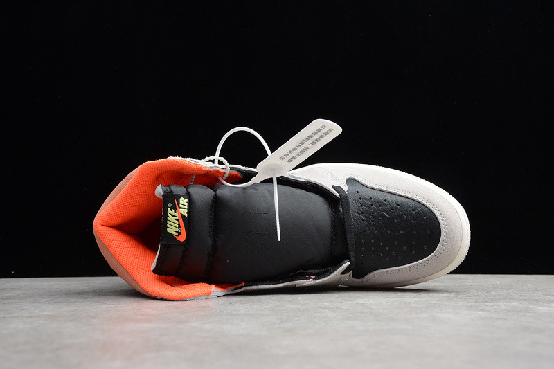 AIR JORDAN 1 RETRO HIGH NEUTRAL GREY HYPER CRIMSON 555088-018