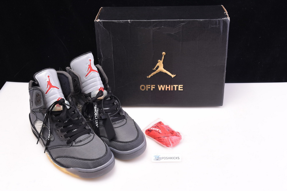 OW Air Jordan 5 CT8480-001
