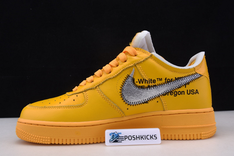 NIKE OW X AIR FORCE 1 LOW UNIVERSITY GOLD DD1876-700