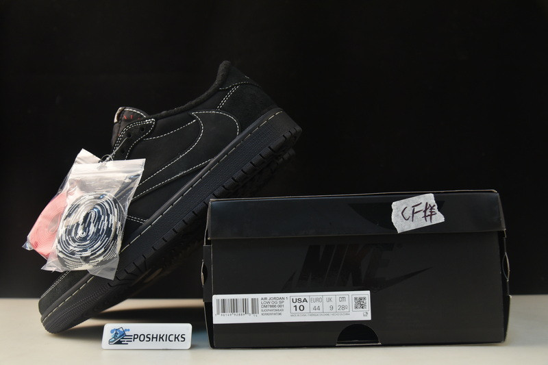 Travis Scott x Air Jordan 1 Low OG Phantom black DM7866-100