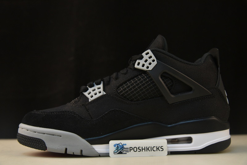 Air Jordan 4 “Black Canvas” DH7138-006