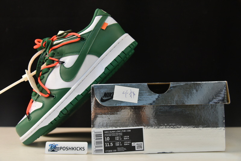 OW X DUNK LOW "PINE GREEN" CT0856-100