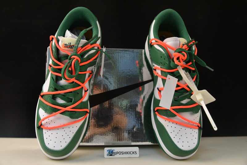 OW X DUNK LOW "PINE GREEN" CT0856-100
